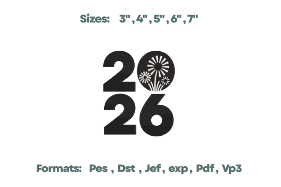 2026 New Year Fireworks Embroidery Art Review