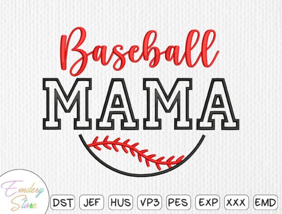 Baseball Mama Applique Embroidery Review for Apparel Projects