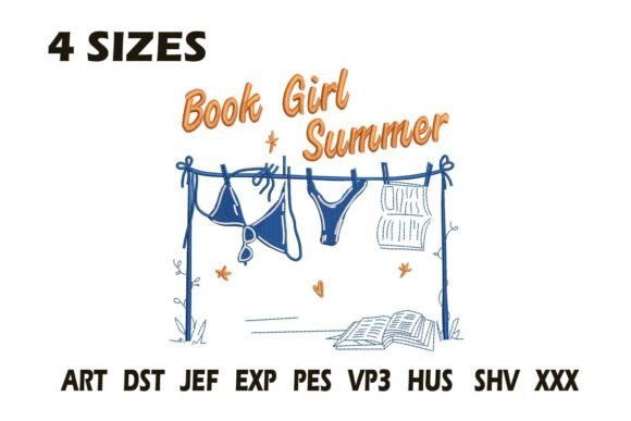 Book Girl Summer Embroidery Design Review