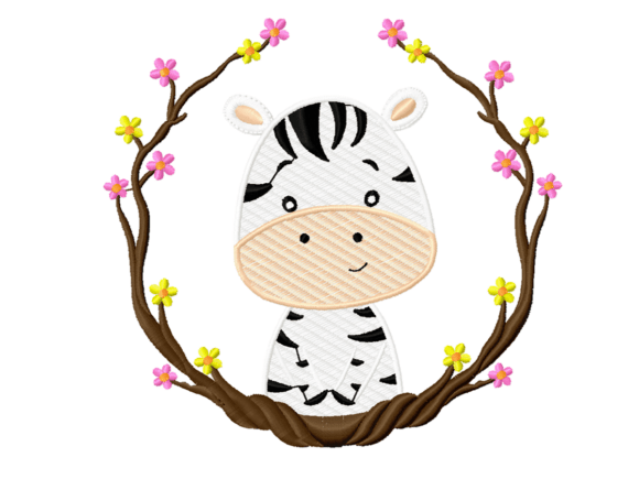 Cute Safari Zebra Frame Embroidery Review for Seasonal Projects