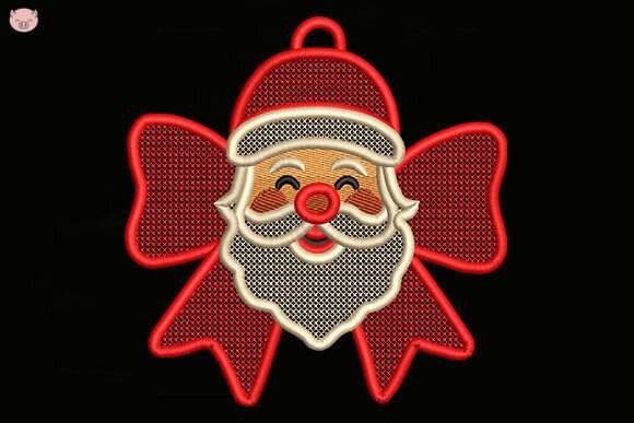 Earring Santa Claus Embroidery Review for Real Projects