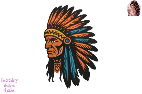 Fiery Tribal Chief Embroidery Review for Handmade Gifts