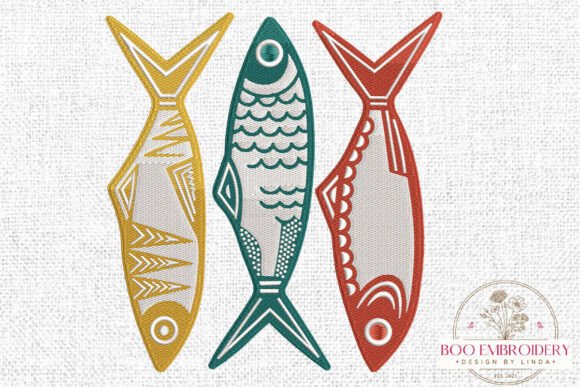 Folk Fish Embroidery Design Review: A Quirky Charm for Personalized Gifts