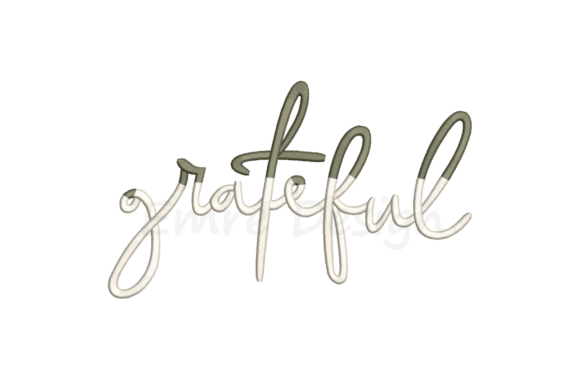 Grateful Embroidery Design Review for Business Use