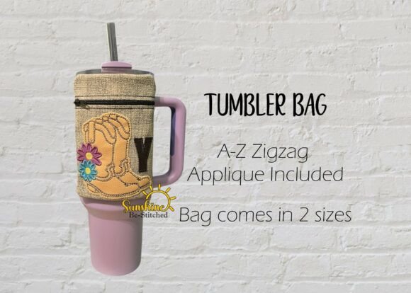 ITH Cowgirl Boots Embroidery Tumbler Bag Review for Craft Fairs