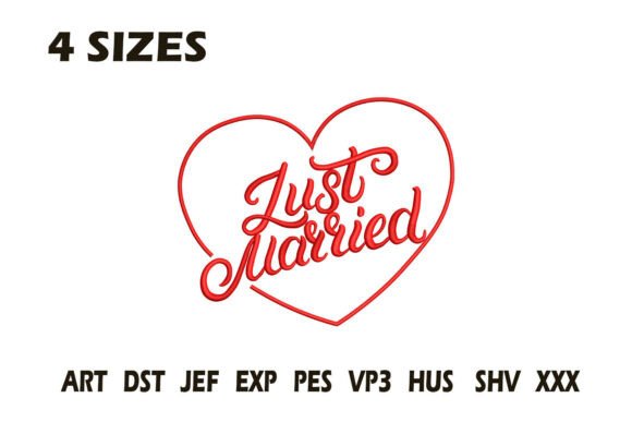 Just Married Heart Embroidery Review for Seasonal Projects