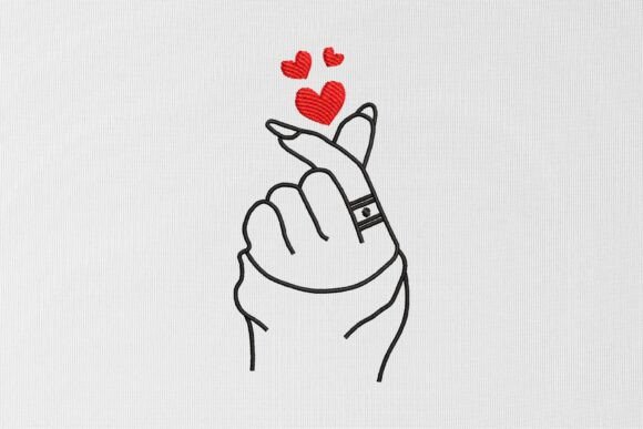 Korean Heart Hand Embroidery Design: A Seller’s Perspective