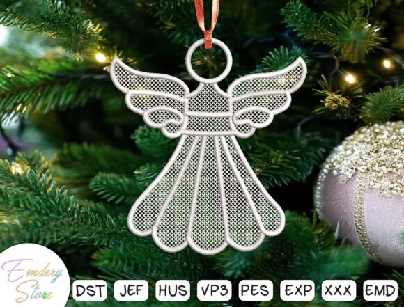 Lace Angel Embroidery Design Review for Apparel Projects