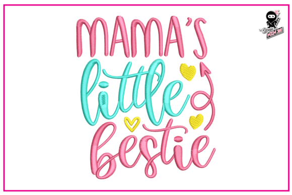 Mama’s Little Bestie: A Review for Sweatshirt Embroidery Projects