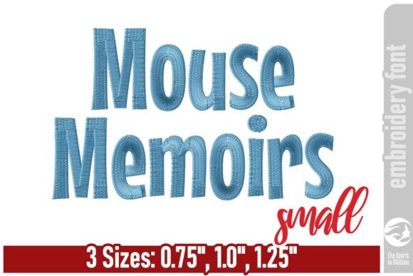 Mouse Memoirs Cute Embroidery Font - S Review for Personalized Gifts