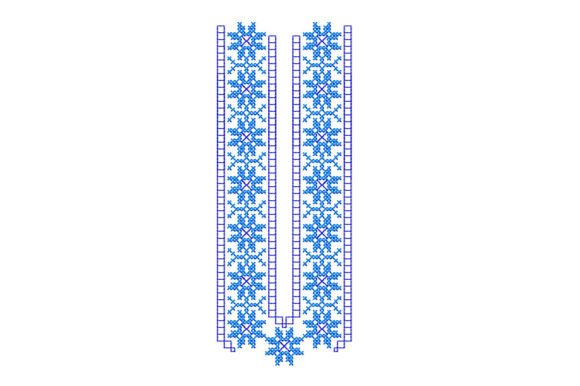 Neckline Cross Stitch Embroidery Design Review for Gift Products
