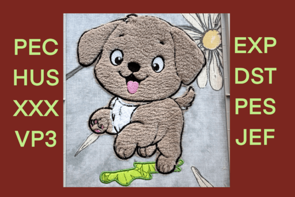 Puppy Applique - Embroidery Pattern: A Seasonal Design Review