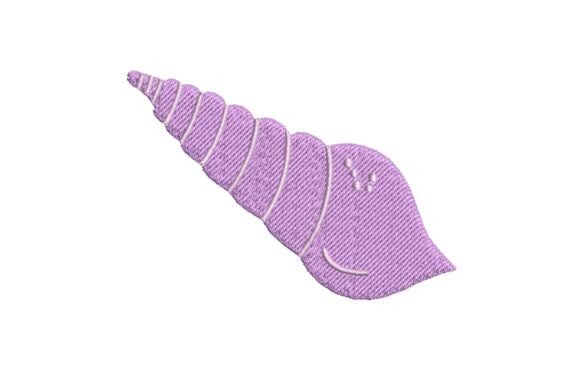 Purple Conch Shell Embroidery Design Review for Sellers