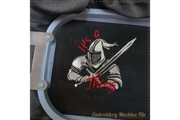 Review of Knight Embroidery Design for Boutique Sweatshirts