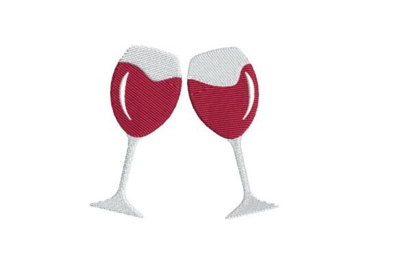Review: Romantic Wine Toast Embroidery Design