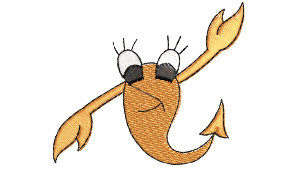 Shrimp Embroidery Design Review: A Playful Addition to Your Projects