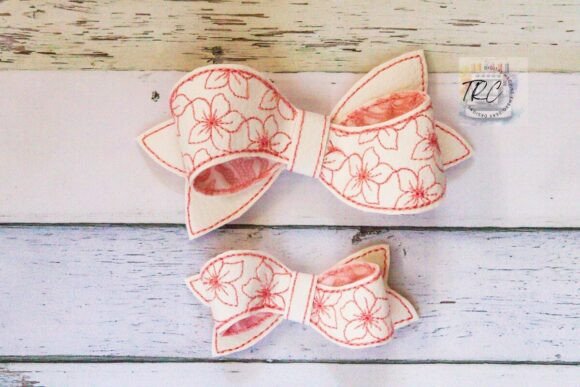 Twisted Flower Bow ITH Embroidery Review