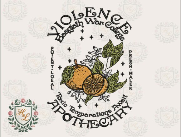 Violence Apothecary Embroidery Files: A Seasonal Design Review