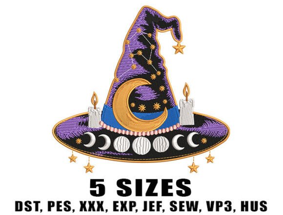 Watercolor Witch Embroidery Design Review for Etsy Sellers