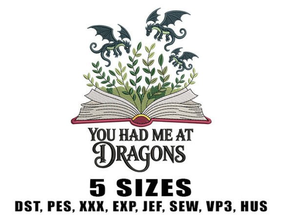 You Had Me at Dragons Embroidery Design Review